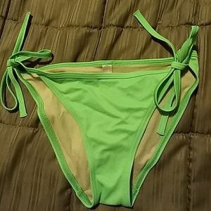 S Victorias Secret string bikini bottom lime green